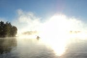 2nd Prize - Paddling in early morning mist (Joanne Volpe)