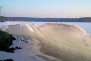 Ice upthrust